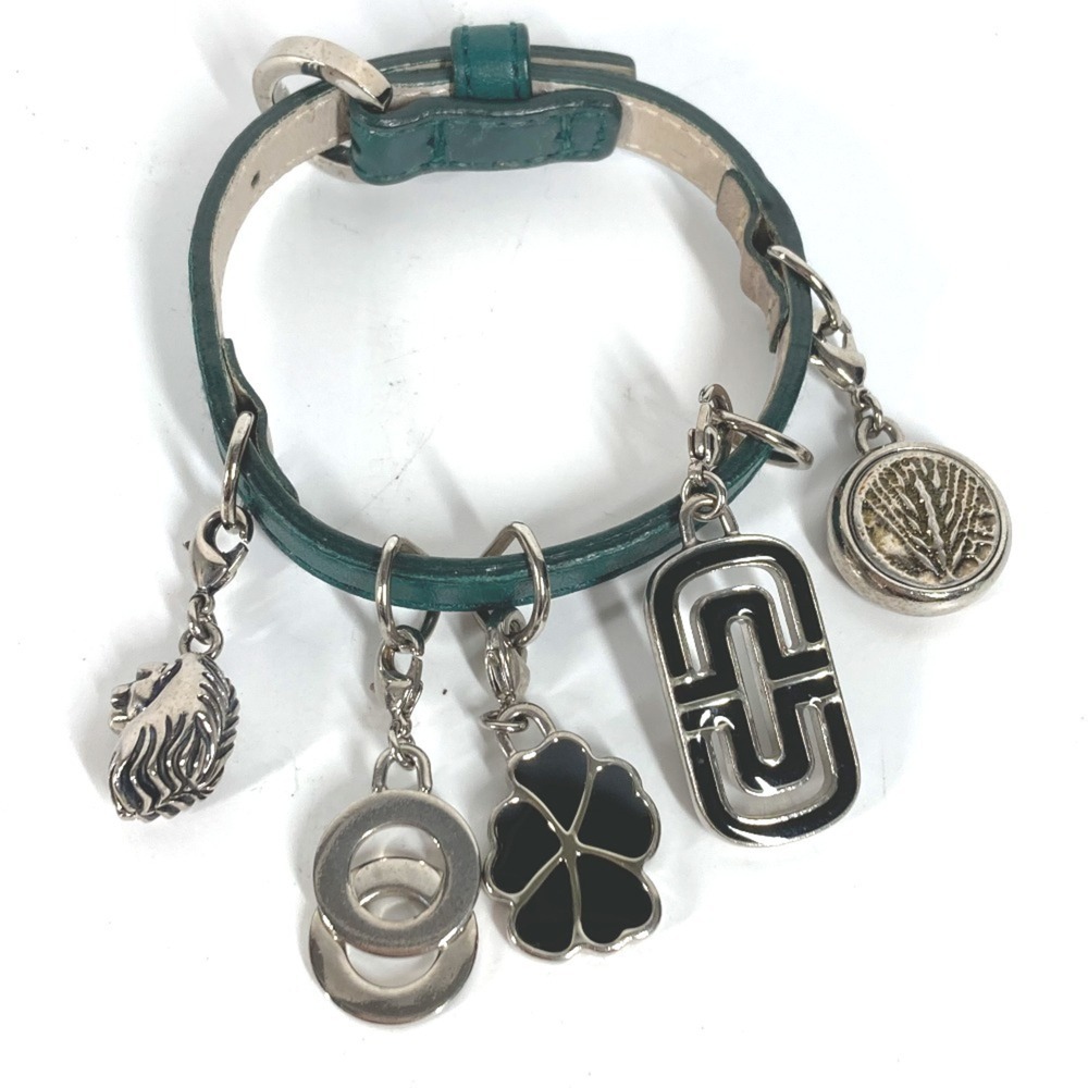 BVLGARI Green Leather Bracelet